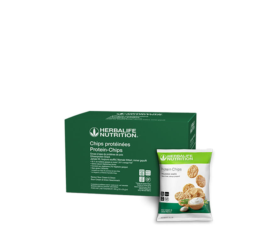 Protein-Chips, 10 Packungen je 30 g Sour Cream & Onion
