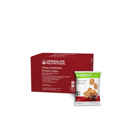 Protein-Chips, 10 Packungen je 30 g Barbecue