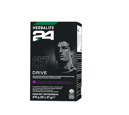 H24 CR7 Drive Portionspackungen, Acai-Beeren Geschmack,10 Portionen