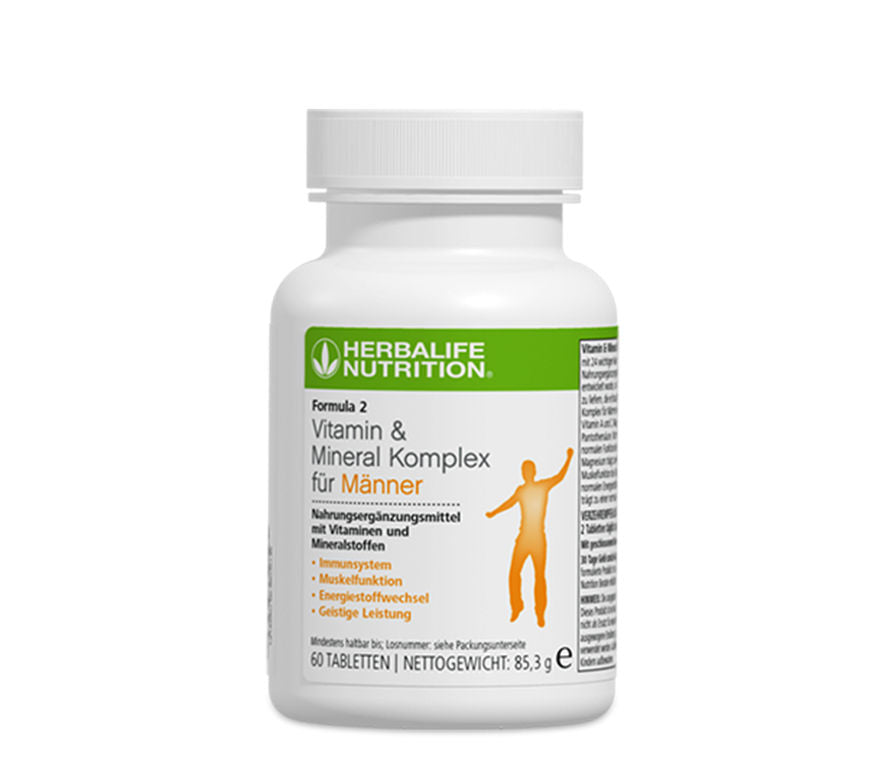 Formula 2 Vitamin & Mineral Komplex, 60 Tabletten für Männer