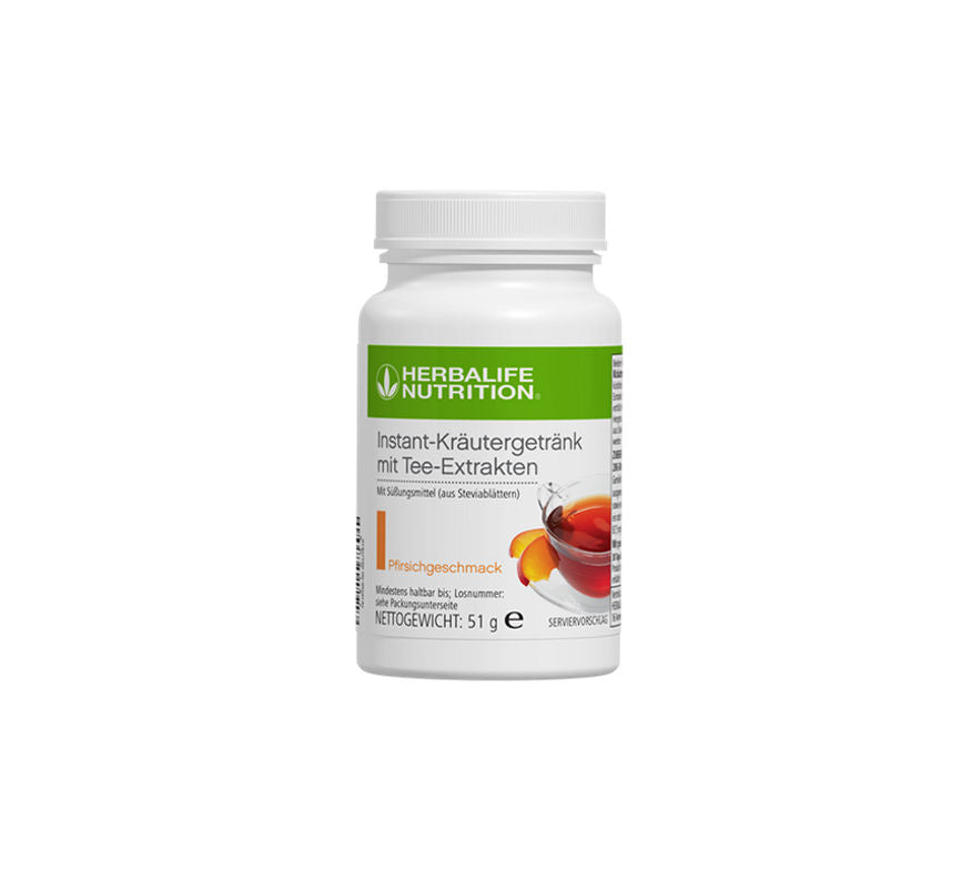 Instant-Kräutergetränk mit Tee-Extrakten, 51 g Pfirsich