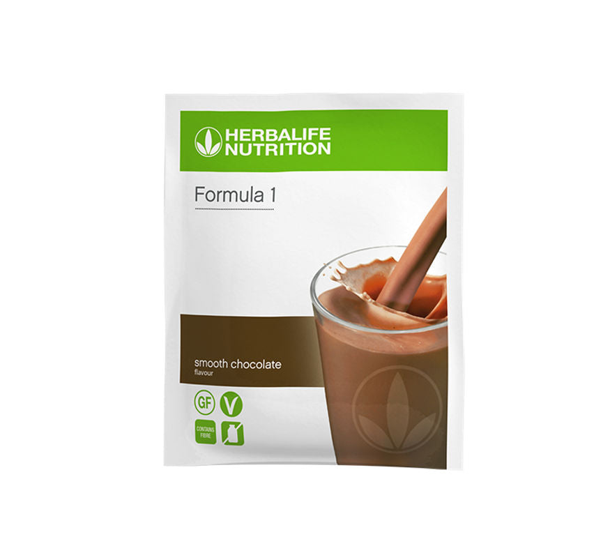 Formula 1 Gesunde Mahlzeit Shake, 7 Portionsbeutel je 26 g Smooth Chocolate