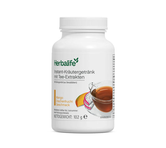 Instant-Kräutergetränk mit Tee-Extrakten Mango-Drachenfrucht, 60 Portionen