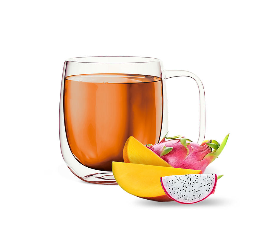 Instant-Kräutergetränk mit Tee-Extrakten Mango-Drachenfrucht, 60 Portionen