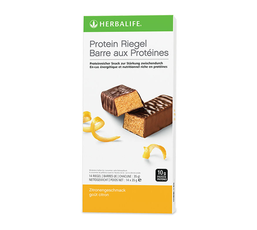Protein Riegel, 14 Riegel je 35 g Zitrone