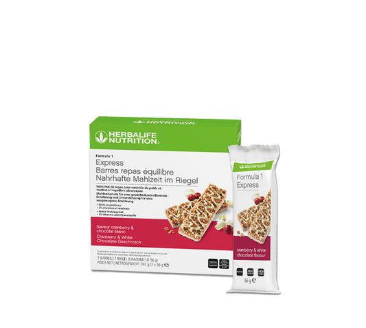 Formula 1 Express Riegel, 7 Riegel je 56 g Cranberry White Chocolate